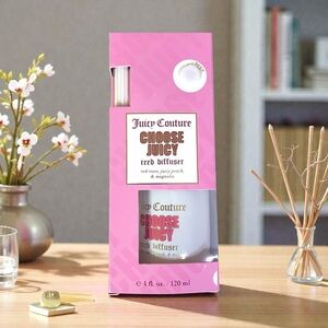 Juicy Couture Reed Diffuser Choose Juicy Red Roses~Juicy Peach~Magnolia NEW NIB